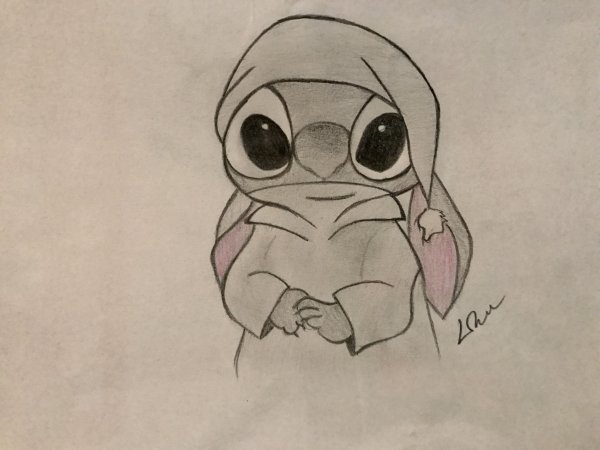 Стич для срисовки карандашом