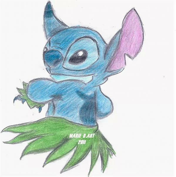 Стич из Лило и Стич карандаш