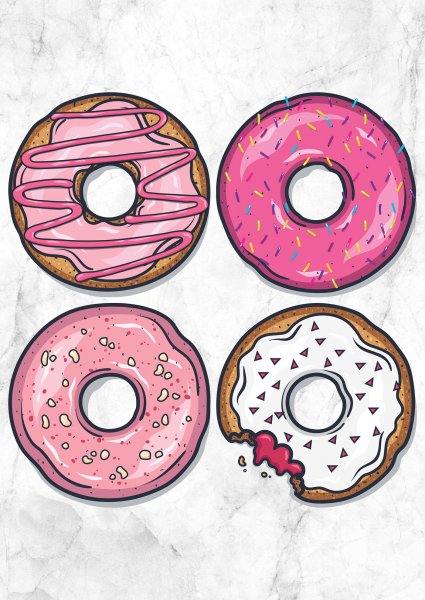 Рисовать пончик