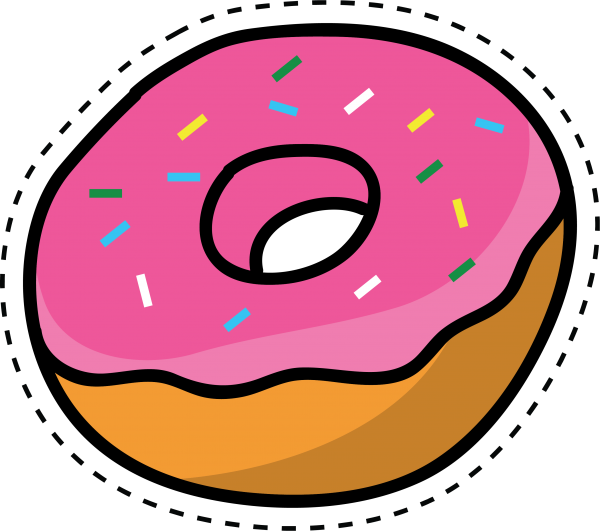 Пончик для срисовки