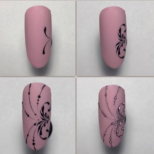 Узоры на ногтях для начинающих