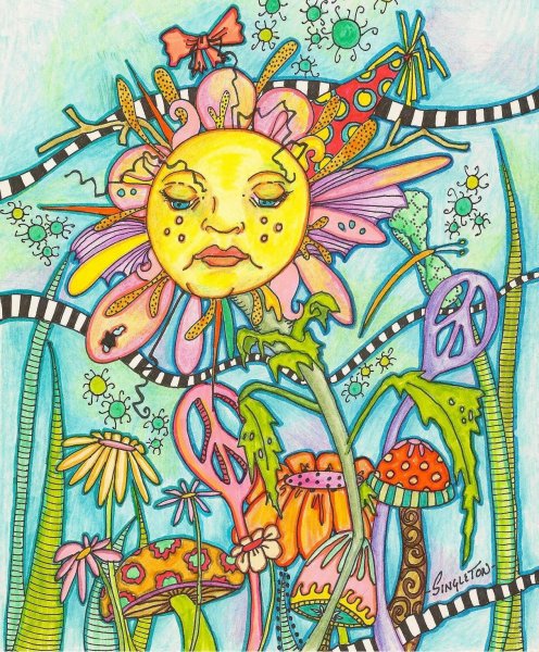 Психоделическое искусство хиппи