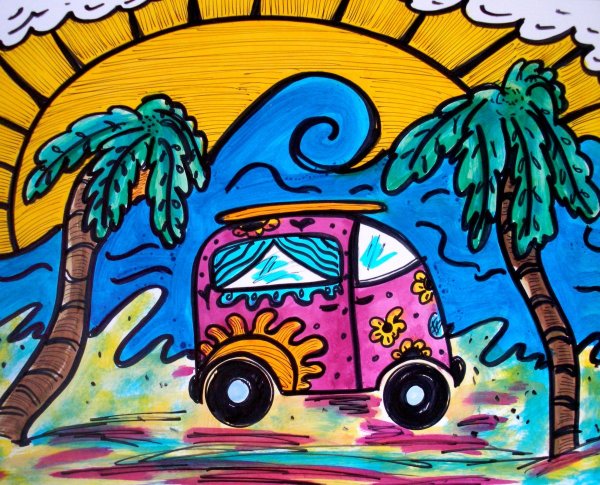 Хиппи искусство