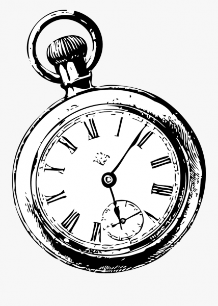 Часы нарисованные