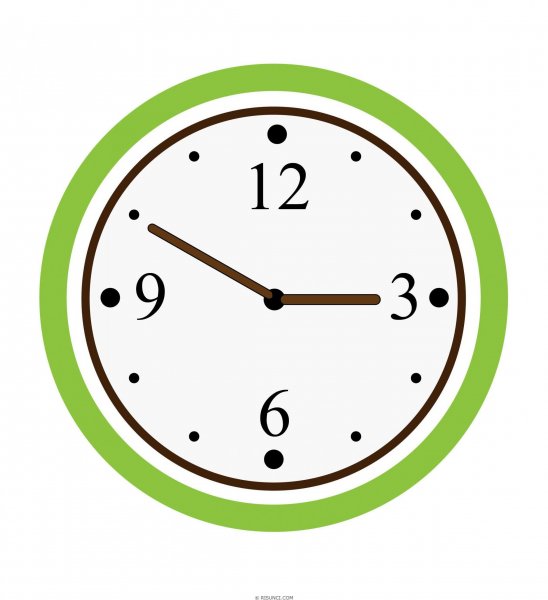 Часы рисунок