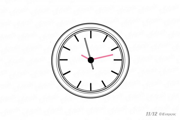 Часы для срисовки