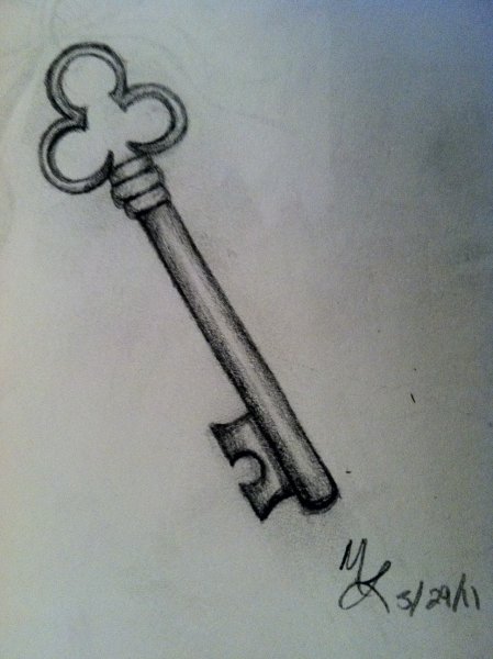 Ключик карандашом