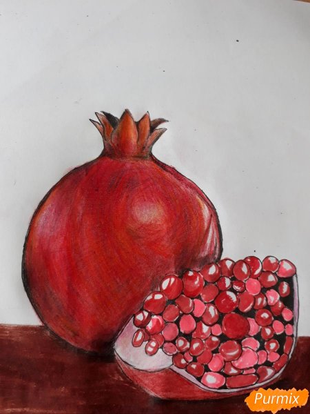 Нарисовать гранат