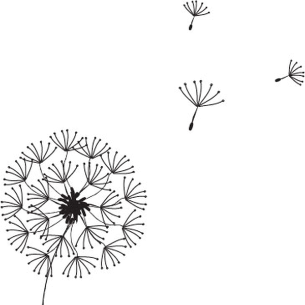 Нарисовать одуванчик легко