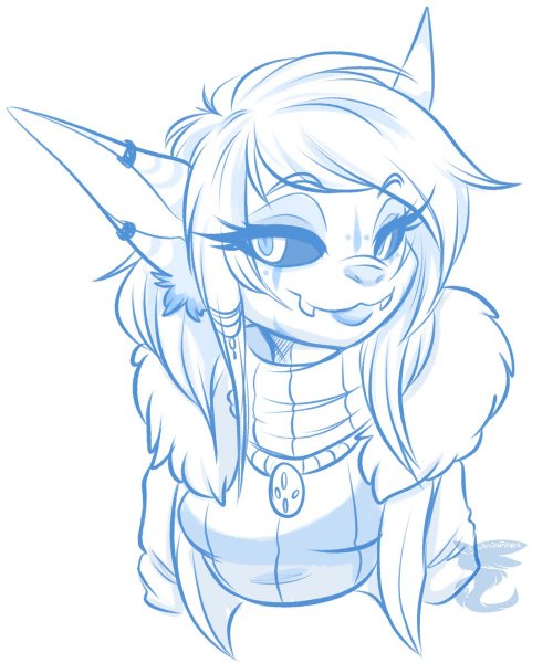 Фурри для срисовки