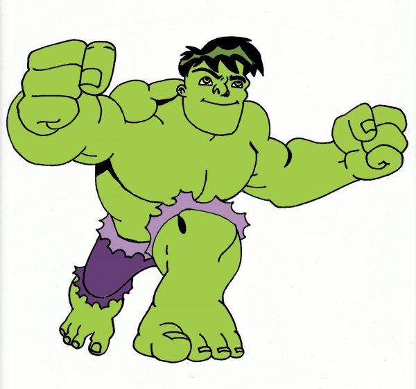 Халк рисунок