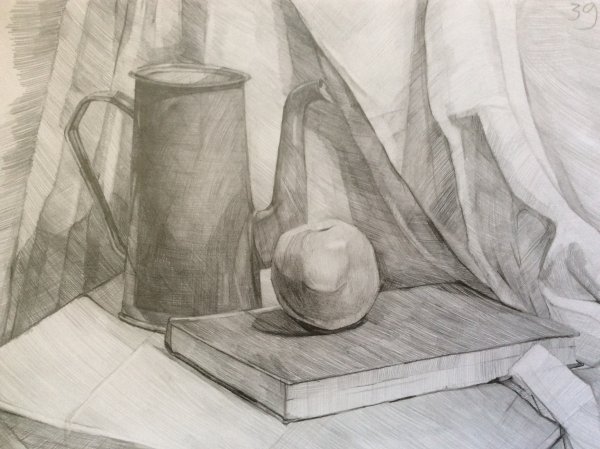 Академический рисунок натюрморт