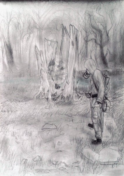 Арты по сталкеру карандашом