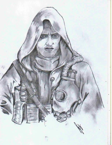 Рисунки для срисовки сталкер