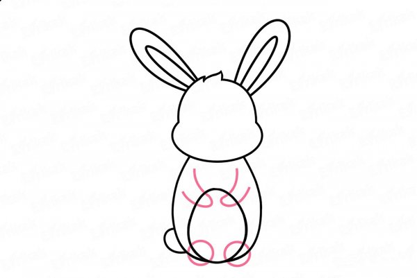 Рисование зайчика