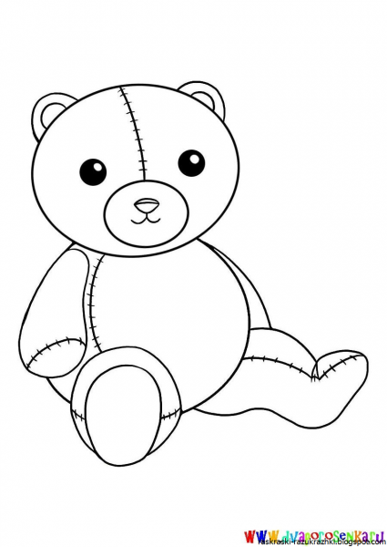 Аппликация мишка