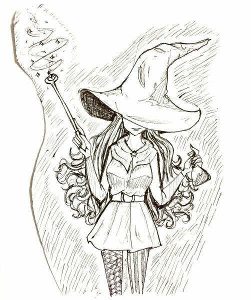 Ведьма скетч