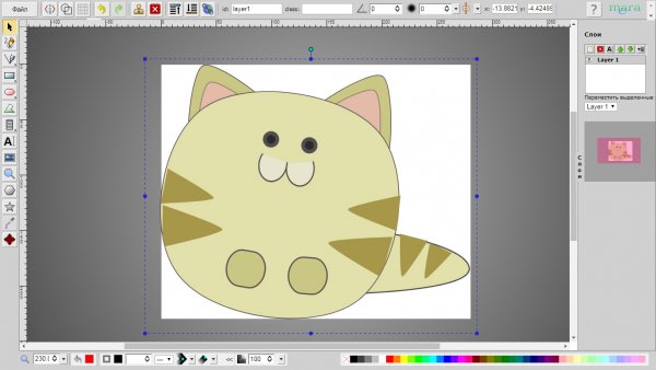 Рисунки в векторном графическом редакторе