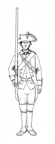 Оловянный солдатик раскраска