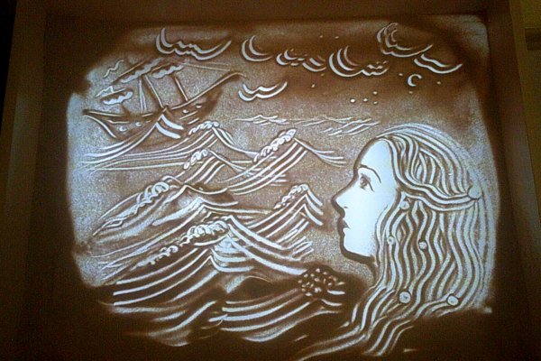 Песочное рисование