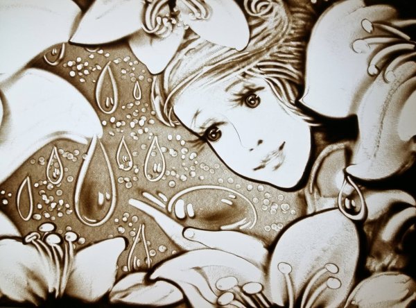 Песочное рисование