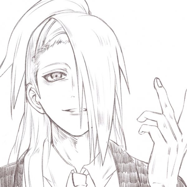 Раскраски Наруто Дейдара