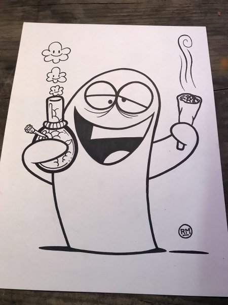 Легкий рисунок баллончиком