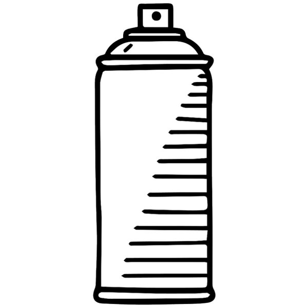 Легкий рисунок баллончиком