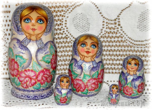 Матрешки для раскрашивания детям