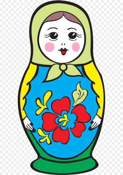 Матрешка без рисунка