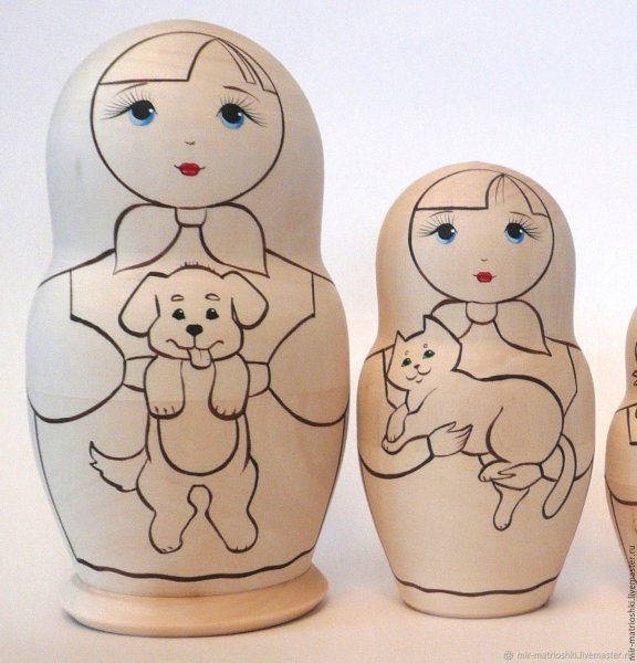 Матрешки для дошкольников
