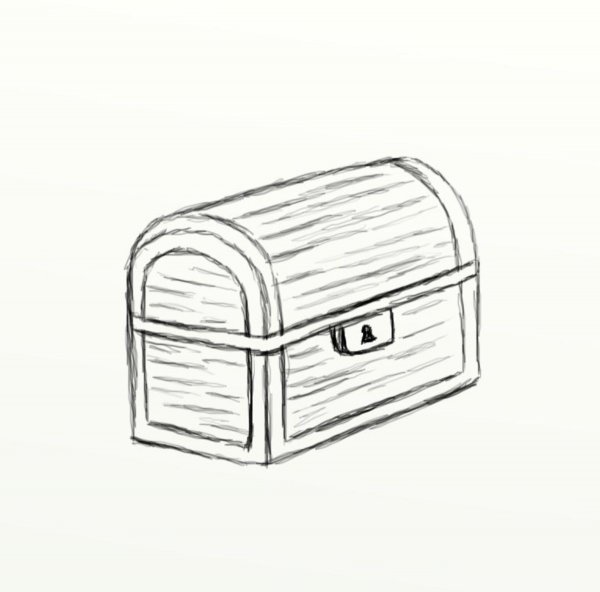 Сундук рисунок