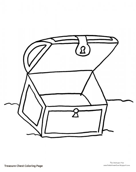 Раскраска ларец для детей