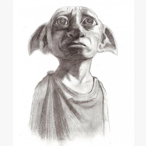 Портрет Добби из Гарри Поттера