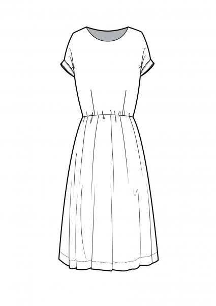 Фасоны платьев для рисования
