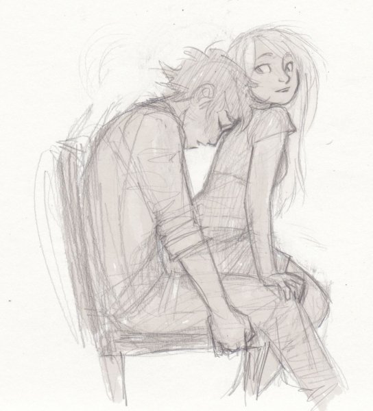 Влюбленные карандашом