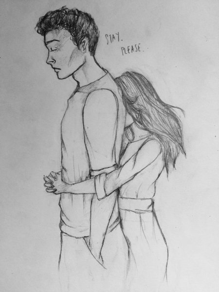 Влюбленные карандашом