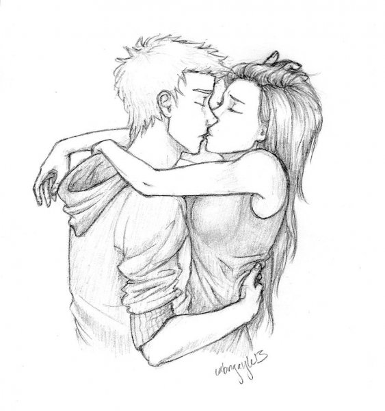 Рисунки карандашом для срисовки пары