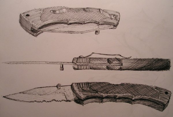 Зарисовки ножей