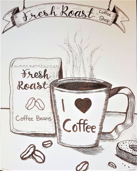 Кофе для срисовки