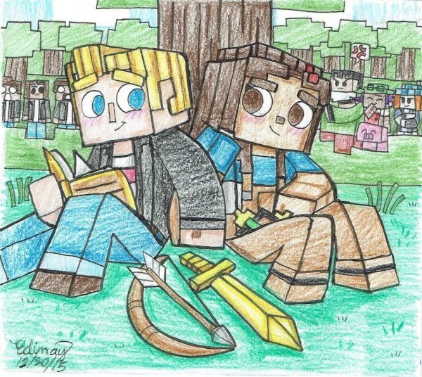 Картины в стиле МАЙНКРАФТА