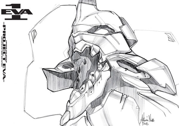 Евангелион ева 01 эскиз