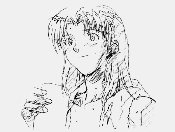 Рей скетч Евангелион