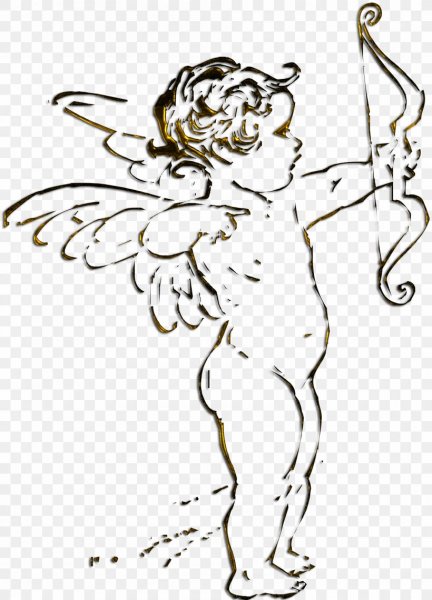 Ангелочек набросок