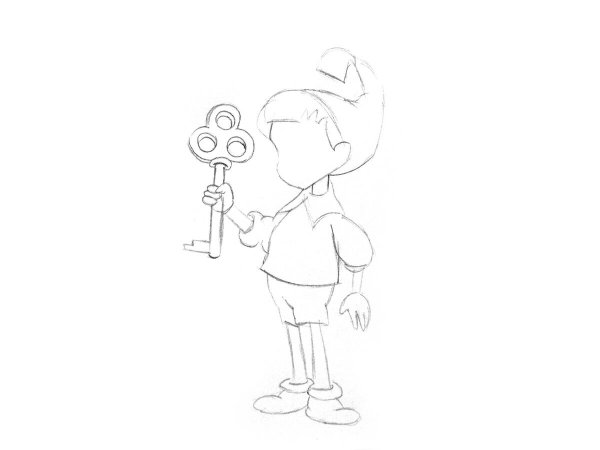 Рисуем Буратино поэтапно 1 класс