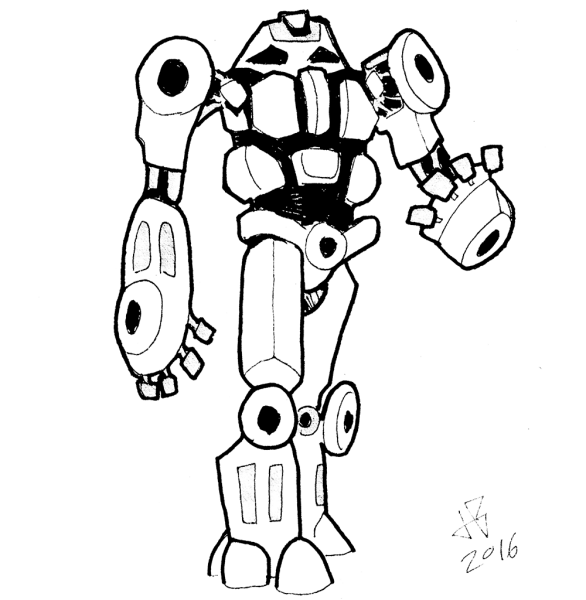 Раскраски. Роботы