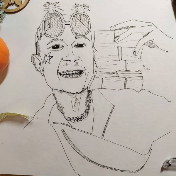 Моргенштерн карандашом