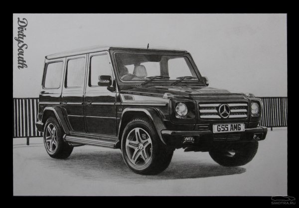 Мерседес Гелендваген эскиз