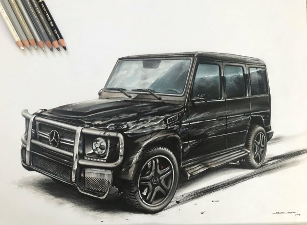 Mercedes g 63 AMG Eskiz