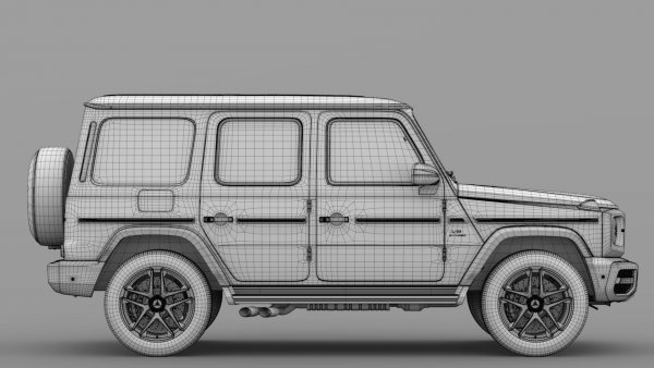 Mercedes-Maybach g600 w464 2019 3d model